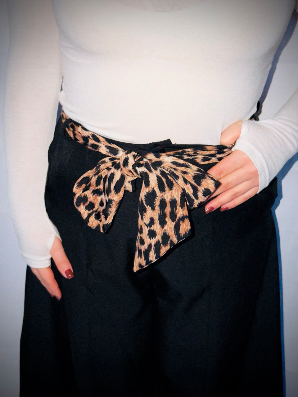 Pantalone Cintura Print
